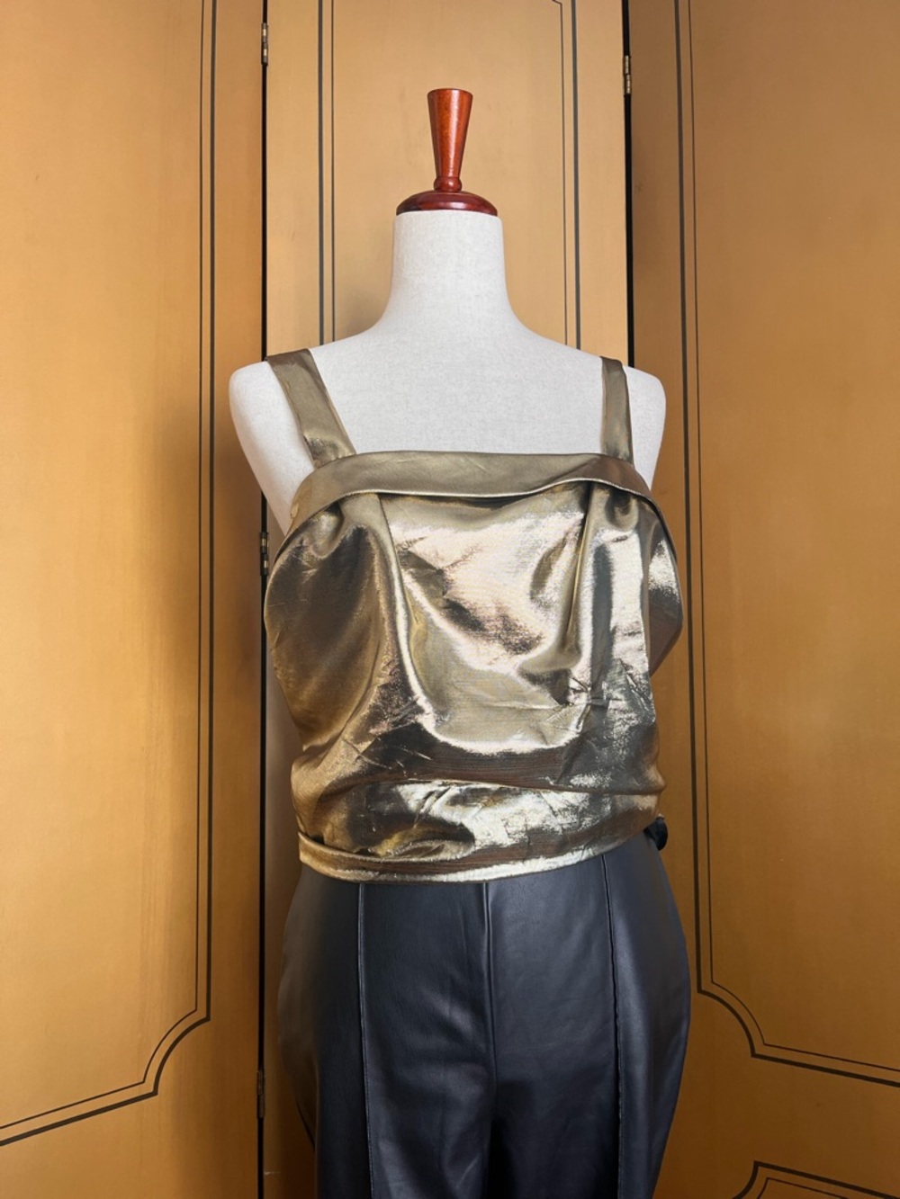 Metallic Gold Tank Top